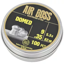 Apolo Air Boss Domed .35/9mm AirGun Pellets, 100 psc 5.30g/82.0gr (30400)