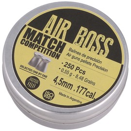 Apolo Air Boss Match Competition  AirGun Pellets .177/4.5 mm, 250 pcs 0.55g/8.48gr (30301)