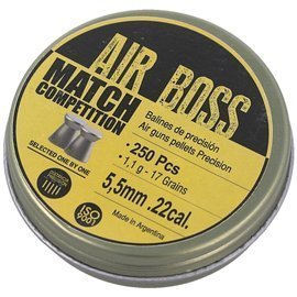 Apolo Air Boss Match Competition  AirGun Pellets .22/5.5 mm, 250 pcs 1.10g/17.0gr (30302)