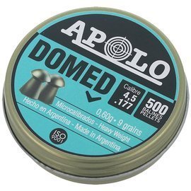 Apolo Domed AirGun Pellets .177 / 4.5 mm, 500 pcs 0.60g/9.0gr (19913)