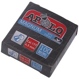 Apolo Magnum AirGun Pellets .177 / 4.5 mm, 100 pcs 0.55g/8.48gr (12001)