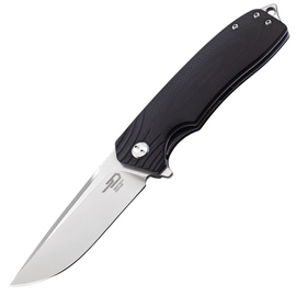 Bestech Knife Lion Black G10, Stonewashed/Satin D2 (BG01A)