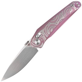 Bestech Mothus Purple Titanium, Satin by Hand M390 by Kombou Knife (BT2206E)