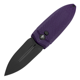 Bestech QUQU Knife Purple G10, Black DLC 14C28N by Gogo (BG57A-4)