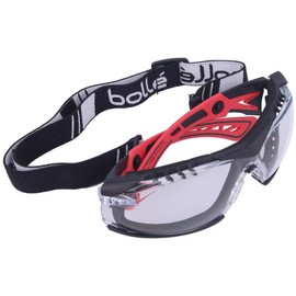 Bolle Safety Rush+ Assembled Clear Platinium Tactical Glasses (RUSHPFSPSI)