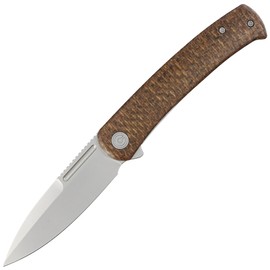 Civivi Cetos Brown Micarta / Steel, Silver Bead Blasted 14C28N (C21025B-1)