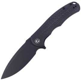 Civivi Knife Praxis Black Coarse Micarta, Black Stonewashed 9Cr18MoV (C803G)