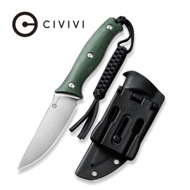 Civivi Knife Stormridge Green Canvas Micarta, Satin Nitro-V (C23041-3)