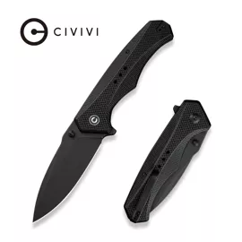 Civivi Photonix Knife Black G10, Black Stonewashed 14C28N (C23081B-1)