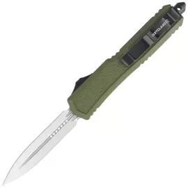 Dulotec OTF Automatic Knife OD Green Aluminium, Satin 3Cr13MoV (K188A-GR)