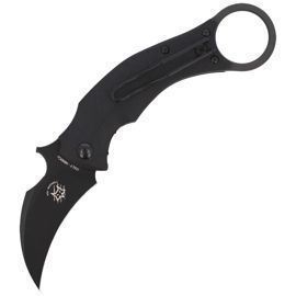 FOX Black Bird Folding Knife by Bastinelli (FX-591)