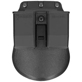 Fobus Double Magazine Pouch for Single-Stack 9mm Mag: Glock 43, 43X, 48, S&W Shield, Sig P365, Springfield XDS, Ruger (6912ND)