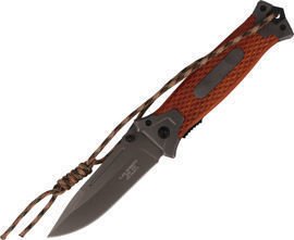 Herbertz CJH Rattan Wood Knife, Titanium Coated 420 (583913 - 10000398)