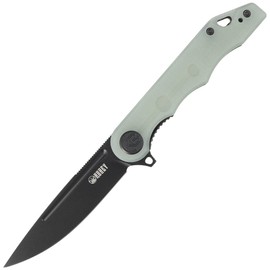 Kubey Knife Mizo Jade G10, Bead Blast AUS-10 by Tiguass (KU312G)