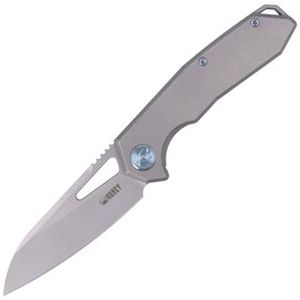 Kubey Knife Vagrant Gray Titanium, Sandblast CPM S30V by Maksim Tkachuk (KB284A)