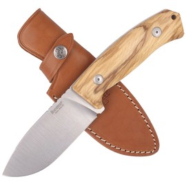 LionSteel Bushcraft Olive Wood, Satin Blade (M3 UL)