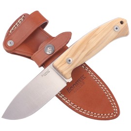 LionSteel Bushcraft Olive Wood, Satin Blade M390 by Molletta (M2M UL)