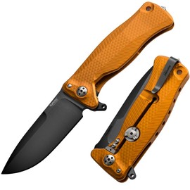 LionSteel SR11A Orange Aluminium, Black Sleipner by Molletta (SR11A OB)