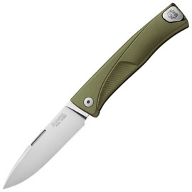 LionSteel Thrill Green Aluminium, Satin M390 by Molletta (TL A GS)