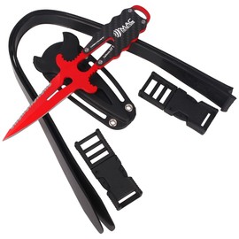 MAC Carbon Fiber Diving Knife, Red PTFE W 1.4060 (APN09.CF)