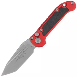 Microtech LUDT T/E Gen III Automatic Knife Red Aluminum/3M, Apocalyptic M390MK by Tony Marfione (1136-10APRD)