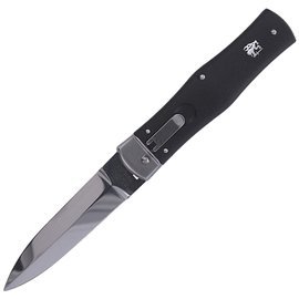 Mikov Predator Classic ABS Automatic Knife (241-NH-1/N BLACK)