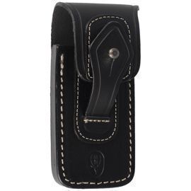 Muela Black Leather Sheath for Folding Knife 130x60mm (F/NAVALIA-NEG)