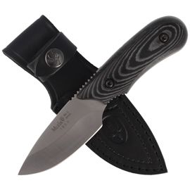 Muela Full Tang Black Micarta, Satin X50CrMoV15 (IBEX-8M)