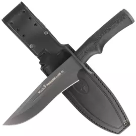 Muela Parabellum Black Micarta, PTFE Niflon 11 X50CrMoV15 knife (PARABELLUM-17N)