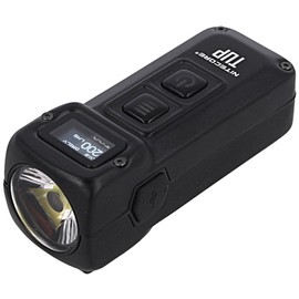 NiteCore 1000lm, Li-ion Battery / 1200mAh Inteligent Keychain Light (TUP HI-TECH BLACK)