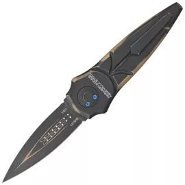 Paragon Warlock-X Convergence Black Aluminum, Black Cerakote CPM S35VN (WLOCX-DUNE-THEME2)