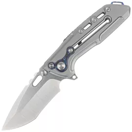 Reate T1000-V2 Gray Titanium/Zircuti Knife, Satin M390 by Alvin Lee