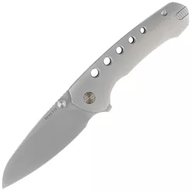 Remette RT-BEE-T w/Titanium Toothpick Knife Gray Titanium, Hand Pearlescent M390