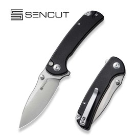 Sencut Knife Pulsewave Black G10, Satin 9Cr18MoV (S23032-1)