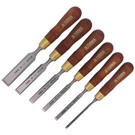 Set of Narex Profi carpentry chisels with side chamfer 6, 10, 12, 16, 20, 26 (853200)
