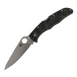 Spyderco Endura 4 FRN Zome Green PlainEdge Knife (C10ZFPGR)