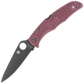 Spyderco Endura 4 Sprint Run Burgundy FRN, TiCN Micro-Melt PD#1 by Sal Glesser (C10BGBKP)