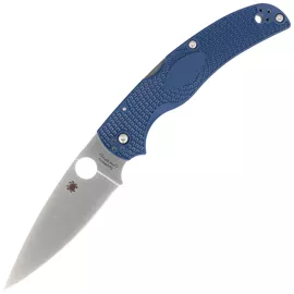 Spyderco Native Chief Knife Cobalt Blue FRN, Satin SPY27 by Sal, Eric Glesser (C244PCBL)