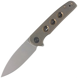 WE Knife Shakan LE No ???/210 Bronze Titanium, Gray Stonewashed CPM 20CV (WE20052B-2)