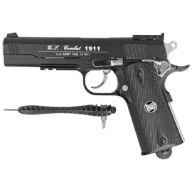 WinGun Colt 1911 U.S. Combat Black 4.5 mm air pistol, CO2