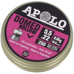 Apolo Domed Hollow AirGun Pellets .22/5.52 mm, 250 pcs 0.95g/14.6gr (19702-2)