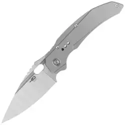 Bestech Knife Exploit Grey Titanium, Satin CPM S35VN by Todd Knife and Tool (BT2005A)