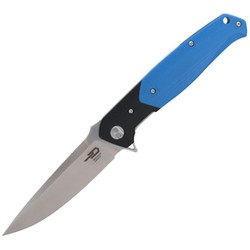 Bestech Knife Swordfish Black / Blue G10, Satin D2 (BG03D)