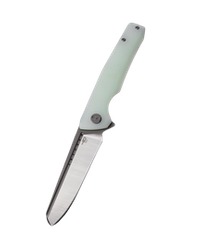 Bestech Slyther Knife Transparent G10, Grey Titanized/Satin 14C28N (BG51B-2)