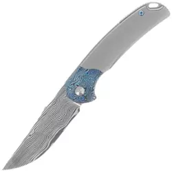 Bestech Supernova Knife Grey Titanium/Zirconium Timascus, Damasteel (BT2111E)