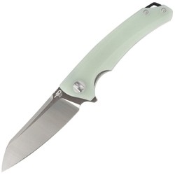 Bestech Texel Knife Transparent G10, Grey Titanized/Satin D2 by A Purvis Blades (BG21B-2)