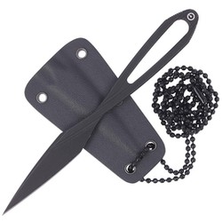 CIVIVI D-Art Neck Knife, Black Stonewashed D2 by Ostap Hel (C21001-2)