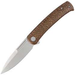 Civivi Cetos Brown Micarta / Steel, Silver Bead Blasted 14C28N (C21025B-1)