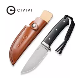 Civivi Knife Cloud Peak Black G10, Satin Nitro-V (C23044-1)