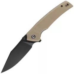 Civivi Knife Tranquil Tan G10, Black 14C28N (C23027-3)